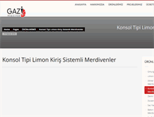 Tablet Screenshot of gazimerdiven.com